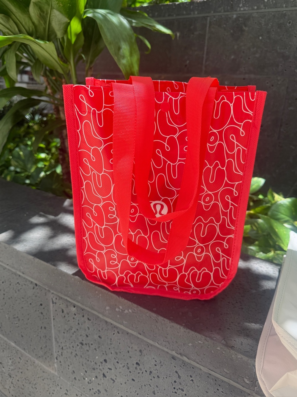 lululemon tote & Pink & Purple Floral Scoop Sports Bra free tote bag - Picture 7 of 7